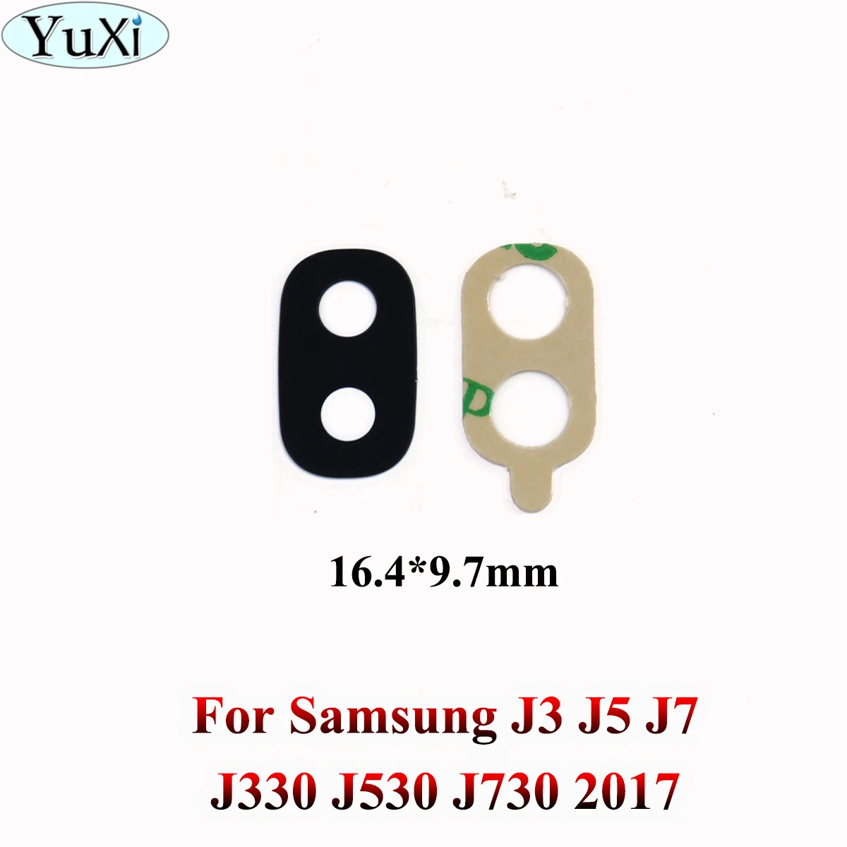 Юйси для samsung Galaxy J5 J3 J7 J320 J4 J6 J8 Note 4 5 3 8 задняя Камера Стекло крышка объектива с клеем