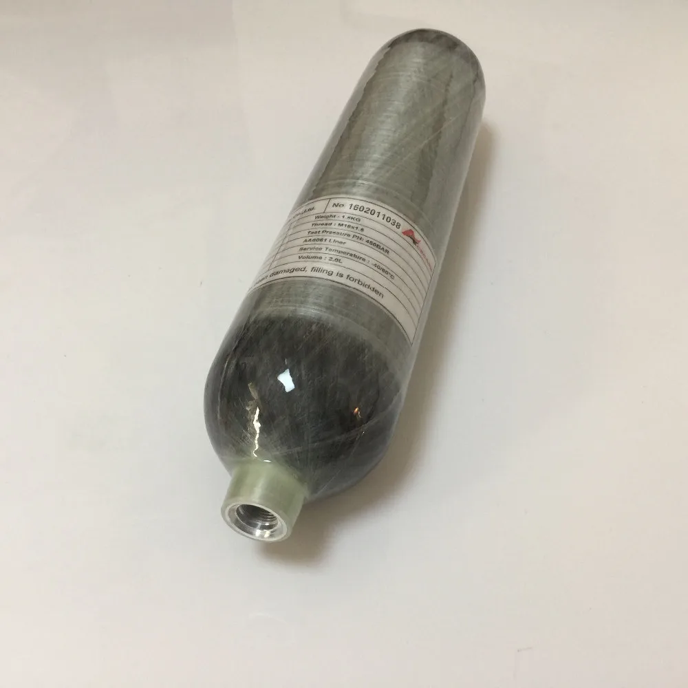 

2L SCUBA cylinder / aluminum alloy cylinder wrapped with carbon fiber