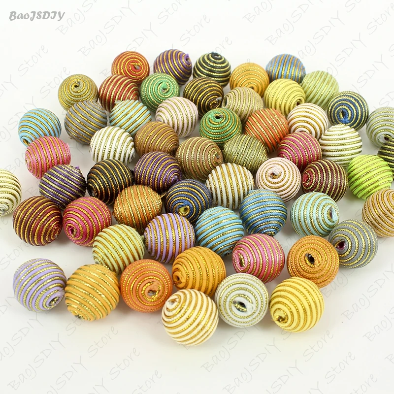 10 шт. круглые акриловые бусины 16 мм 18 20 22 24 мм|beads diy|acrylic ballmix colors |