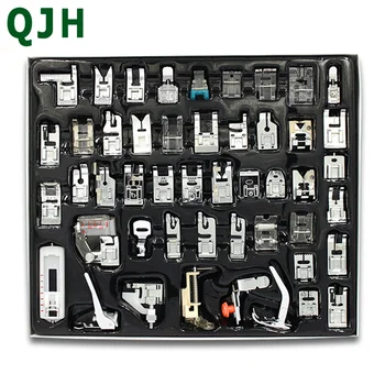 

48pcs Multifunction Domestic Sewing Machine Braiding Blind Stitch Darning Presser Foot Feet Kit Set Sewn cloth presser