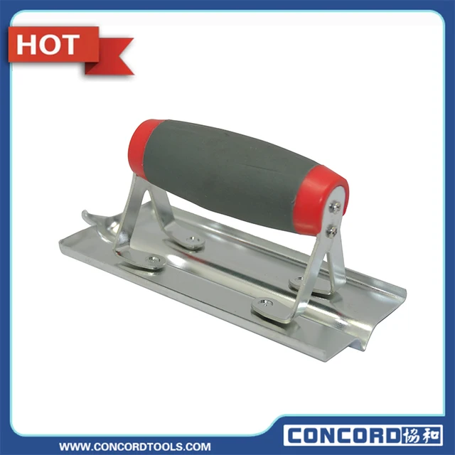 Free shipping 6" zinc alloy balde dual color plastic handle grooving