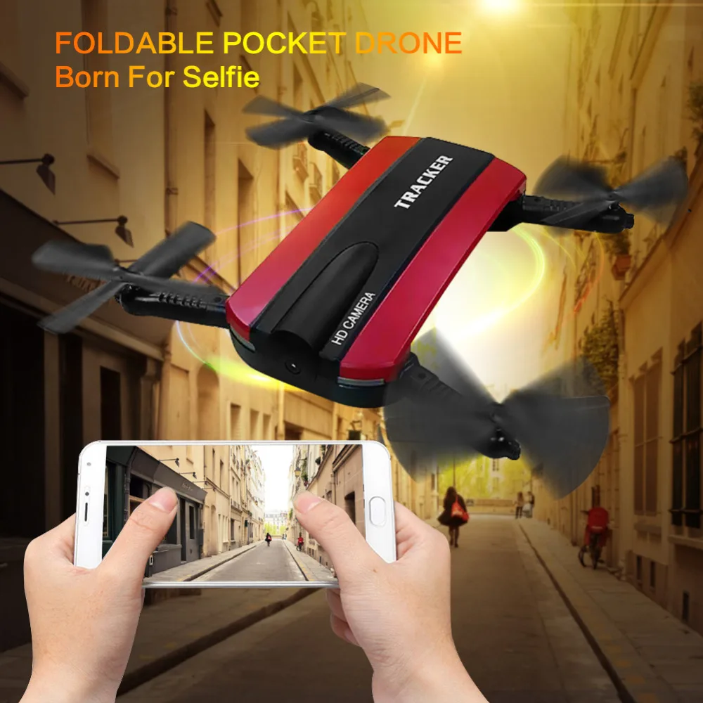 Hot JJRC Selfie Drone 2.4G 6-Axis Remote Control Foldable Arms HD Camera WiFi FPV Altitude RC Quadcopter/Toy Plane Hot JJRC Selfie Drone 2.4G 6-Axis Remote Control Foldable Arms HD Camera WiFi FPV Altitude RC Quadcopter/Toy Plane