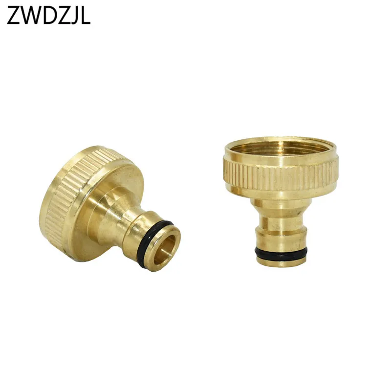 

Female Thread 1" brass quick connector garden tap fittings copper Connector Washing Machine Garden water gun adapter 1pcs