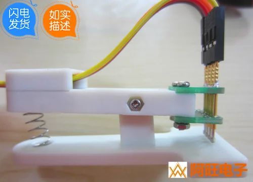 

Burning Clip Fixture Commissioning Download Spring Pin 2.54mm-4P STM8 32 AVR STC 4Pin