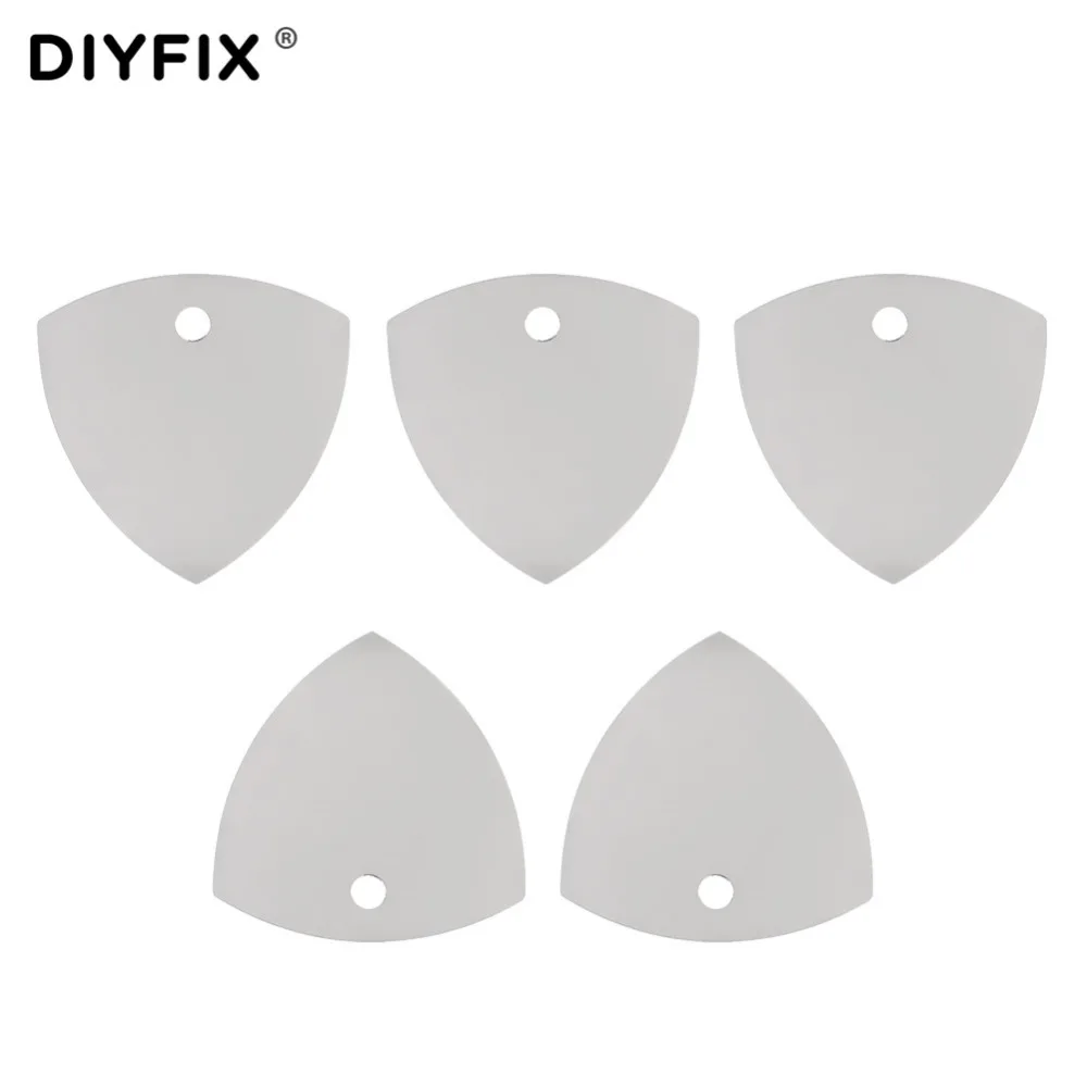 Diyfix 5Pcs Ultra Thin Pry Opener Metal Guitar Picks For Mobile Phone Tablet Screen Housing Cover Opening Repair Hand Tools huismerk kopen in de aanbieding Diyfix 5Pcs Ultra Thin Pry Opener Metal Guitar Picks For Mobile Phone Tablet Screen Housing Cover Opening Repair Hand Tools huismerk kopen in de aanbieding
