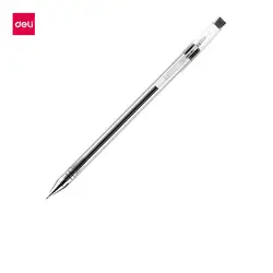 Deli Uniball рекламная гелевая ручка 0,3 мм авторучка черная стежка нейтральная ручка для девочек канцелярские принадлежности Школьные