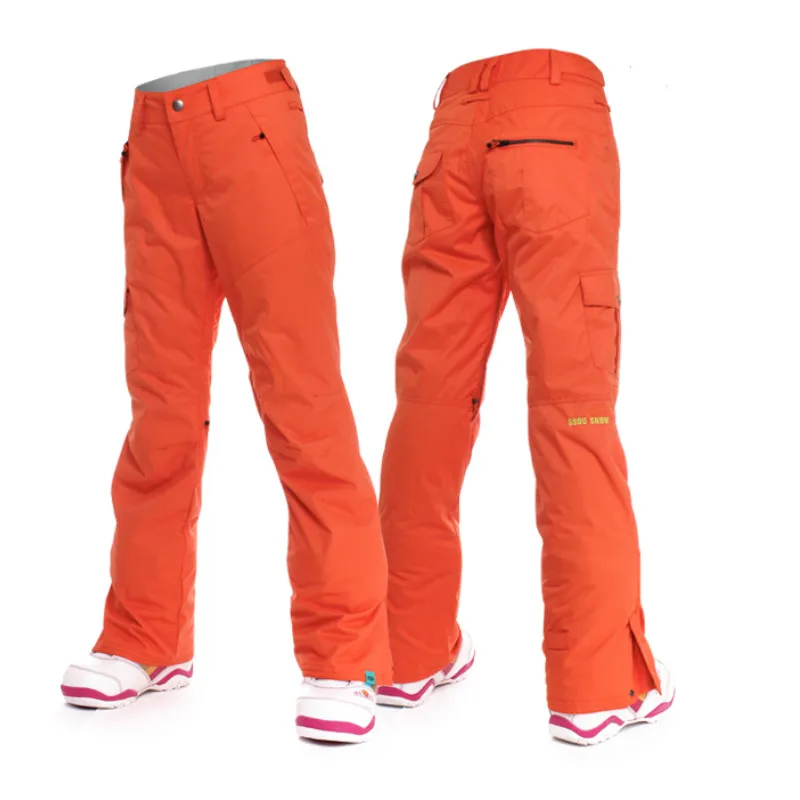 

GSOU SNOW New Women Winter Waterproof Windproof Ski Snowboard Warm Pants Moutain Skiing Climbing Hiking Long Pants Winter