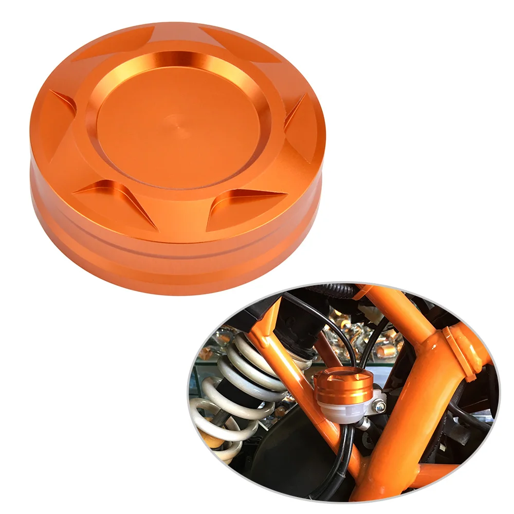 Motorcycle Rear Brake Fluid Reservoir Cover Cap For KTM 125 200 390