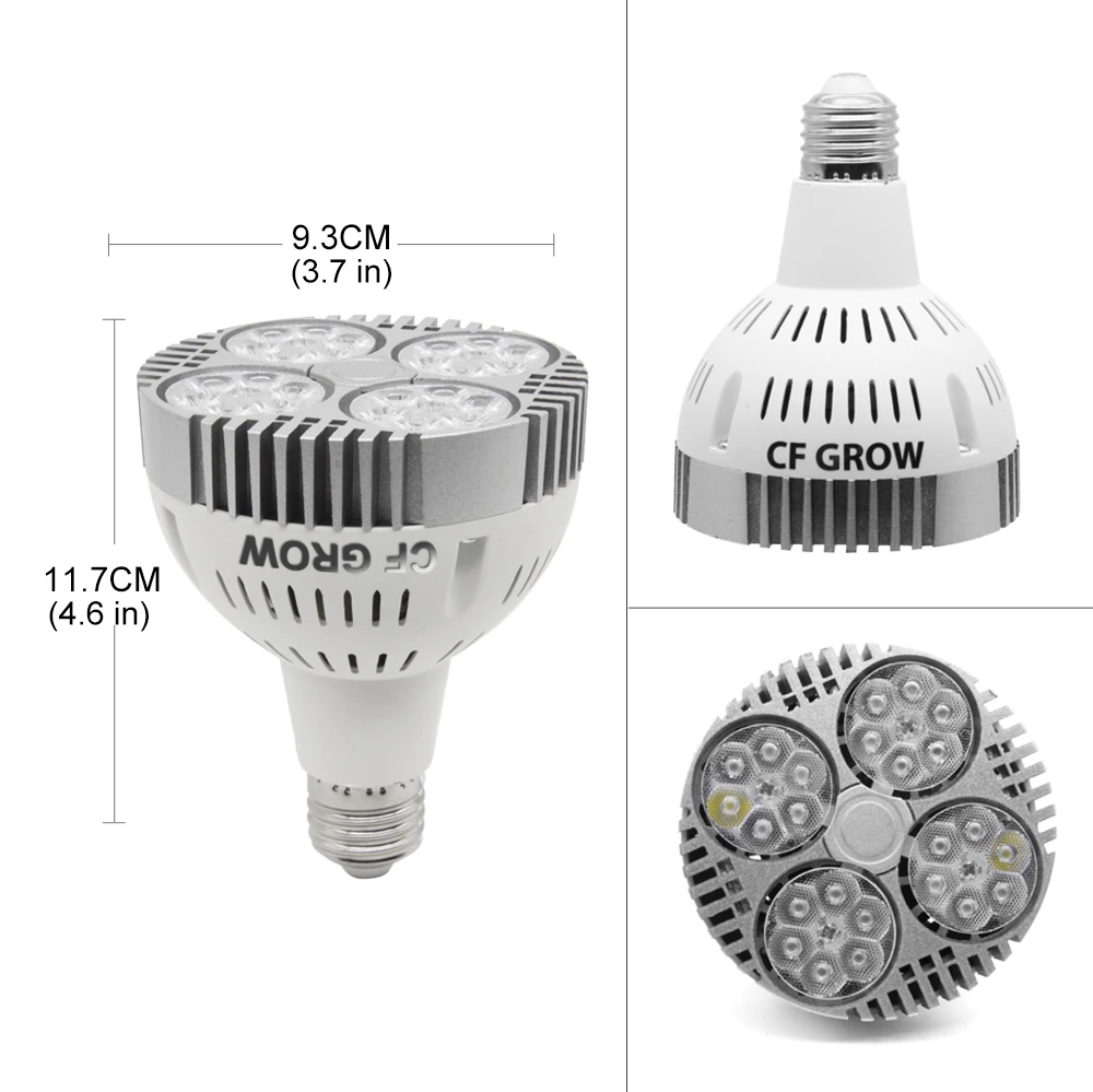 Светодиодный Grow светильник лампа 120W 150W полными спектрами свет COB светодиодный для сельскохозяйствнных ламп 110V 220V для комнатные растения парниковые Вег цветение