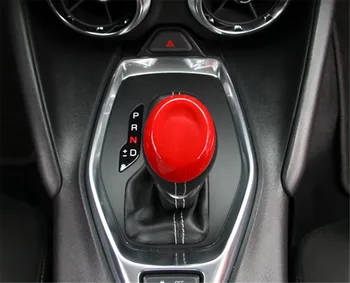 

Car Styling ABS 1Pc Interior Gear Transfer Shift Knob Handle Cover Trim Decorative Cap Sticker For Chevrolet Comaro 2017+