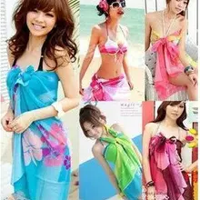 50 шт в наборе, женские два отдельных предмета: Топ без рукавов и шифоновая Плавание одежда/пляжные шарфы/Плавание одежда/трусики/красочные случайный/в наборе, смешанный заказ