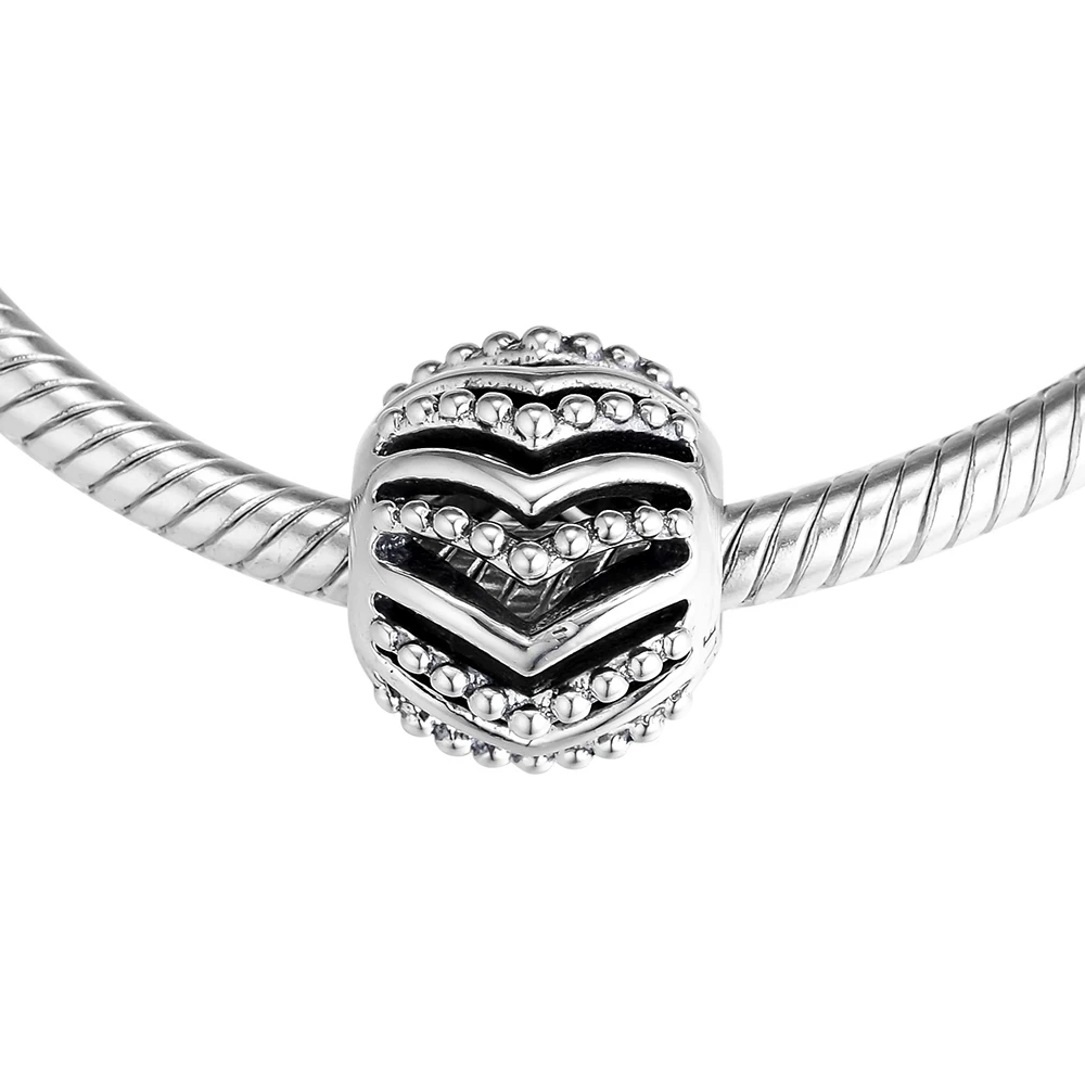 DIY Подходит для Pandora Charms браслеты стильные Wish Beads 925 пробы-серебро-ювелирные изделия