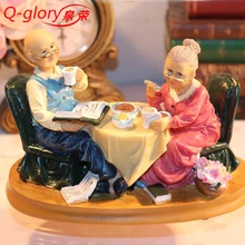 Wedding Anniversary Home Decor Resin Garden Figures Miniature figurine Mother’s Day Gifts Souvenir home decoration accessories