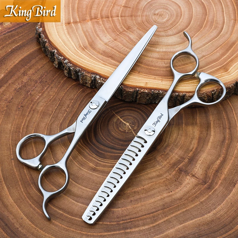 Professional Dog Grooming Scissors 7 INCH Pet Dog Cutting Shears 6.75 INCH Dog Thinning Shears