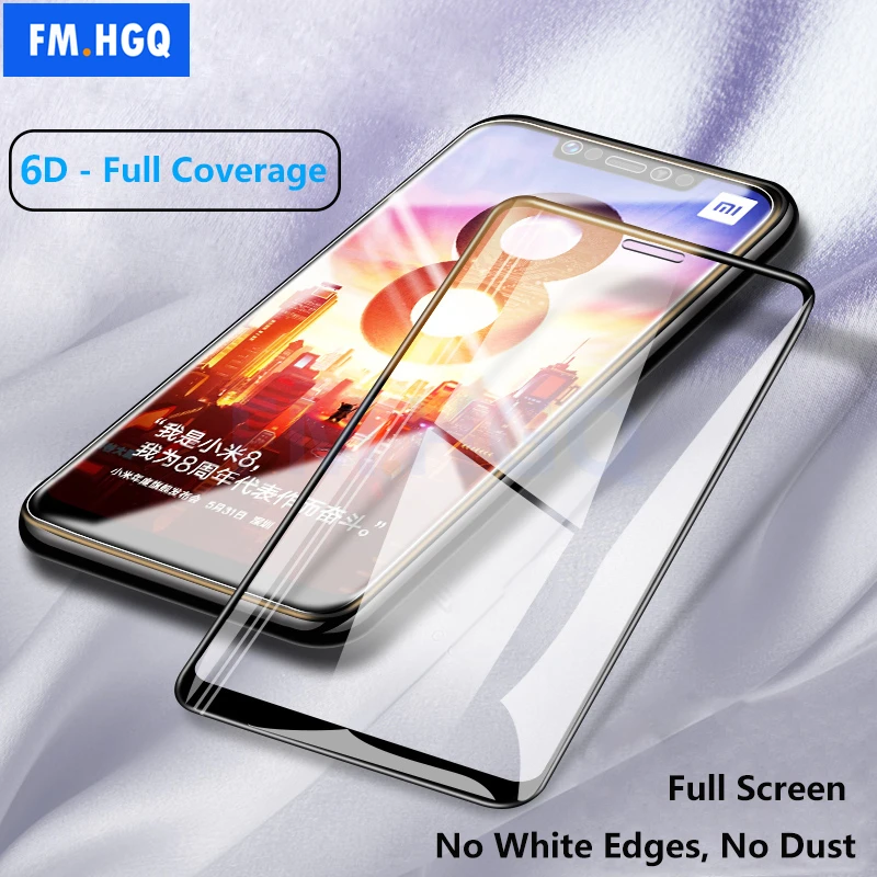 

FM.HGQ 3D Full Tempered Glass For Xiaomi Mi 6X A2 Screen Protector 9H Anti Blu-ray tempered glass For Xiaomi Mix 2S Mix 3 glass