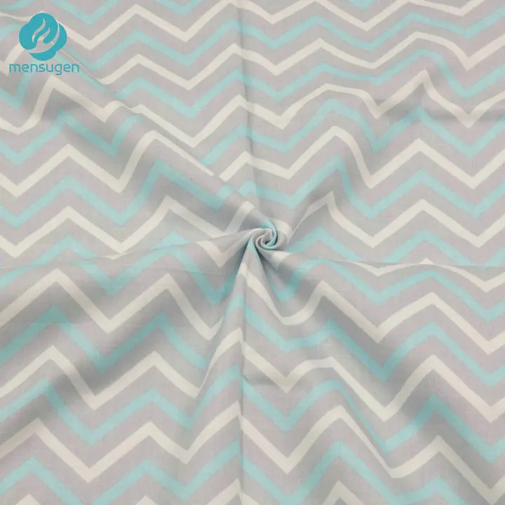 Mensugen 50 см* 160 см шевронная полосатая хлопковая ткань для лоскутного шитья подушек, подушек, покрывало, ткань для детского постельного белья - Цвет: 2