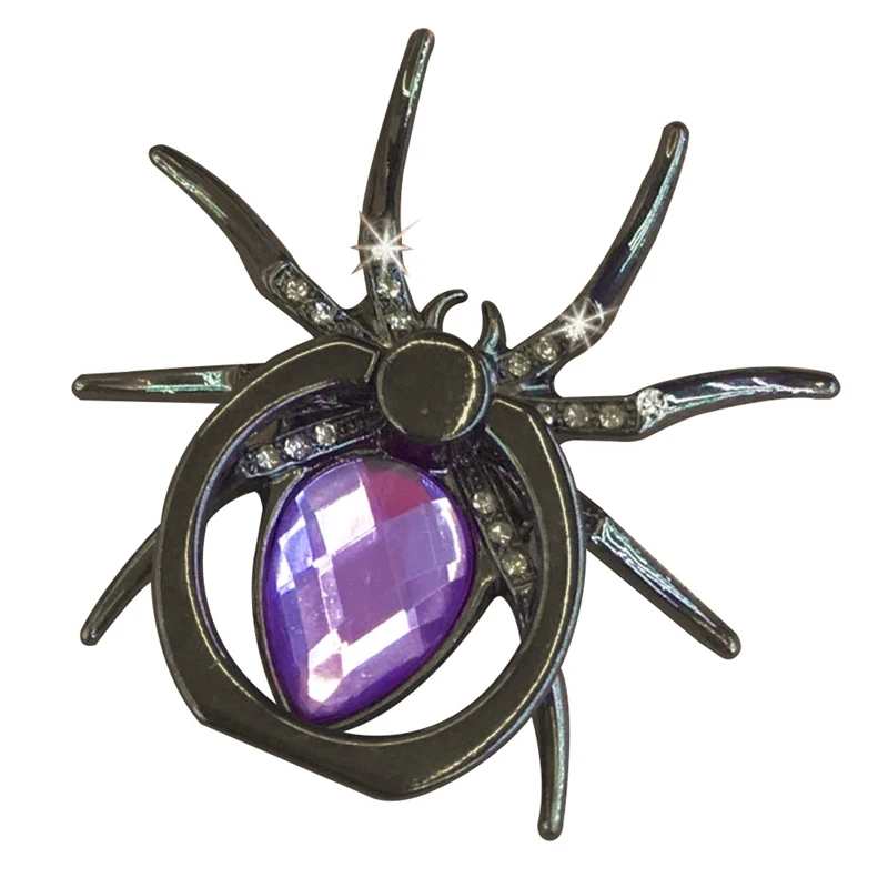 

Mobile Phone Holder Ring Deluxe Metal Spider for iPhone7 8 X Rotary Phone Holder Diamond Stand for Xiaomi Samsung Redmi Holder