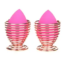 2 шт. держатели губки для макияжа с 2 слоями Набор Дисплей Подставка для губки яйцо подставка для сушки Макияж набор инструментов MH88