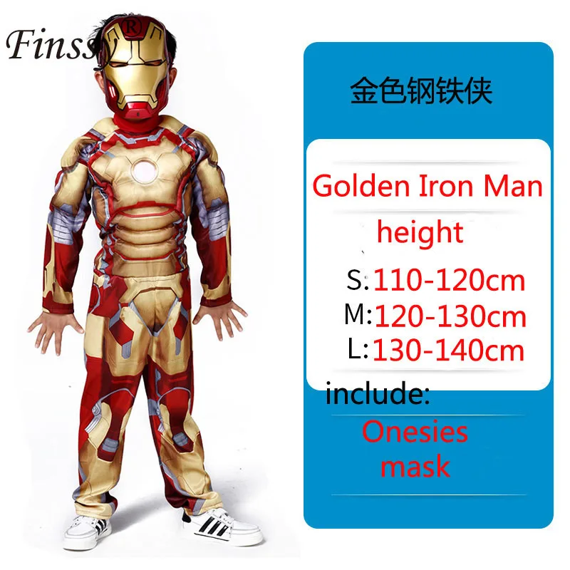 Günstige Avengers 3 Unendliche Krieg Eisen Mann kinder Cosplay Kostüm Bühne Leistung Geburtstag Bankett Kleid Up Requisiten Kinder Geschenke