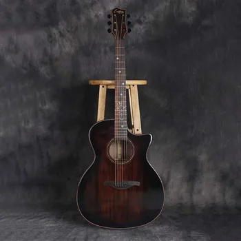 

Korean Pine Veneer Guitar Tg-590 Folk Guitar 41 Inch Wooden Guitar