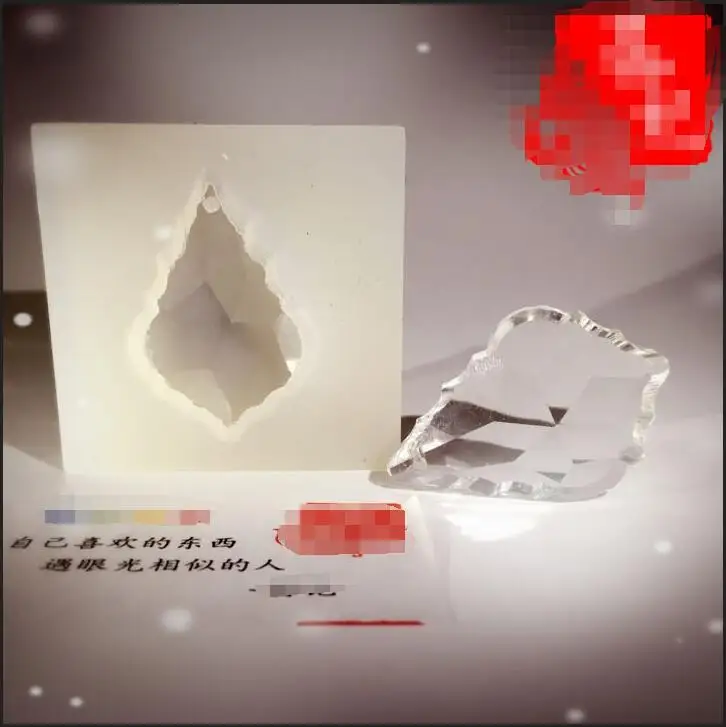 

1 piece Diamond shape DIY Pendant epoxy resin molds Dried Flower Specimen Make Jewelry Accessories Tools resin molds for jewelry