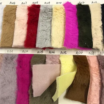 

Rabbit fur artificial plush 12mm imitation rabbit fur velvet fabric