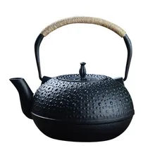 1800 мл японский железный горшок позолоченный Железный чайник без покрытия чайник для кипячения с фильтром экран чугунные чайные чайник нагревание воды
