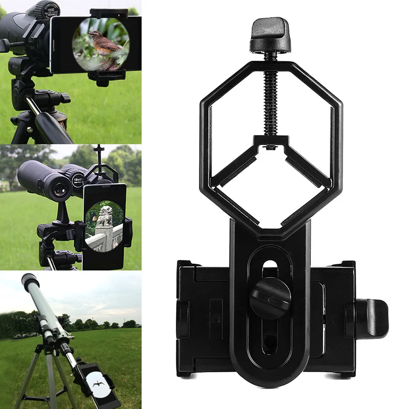 Newly Universal Telescope Phone Adapter Mount Holder for Binoculars Monocular Spotting Scope Microscope 19ing