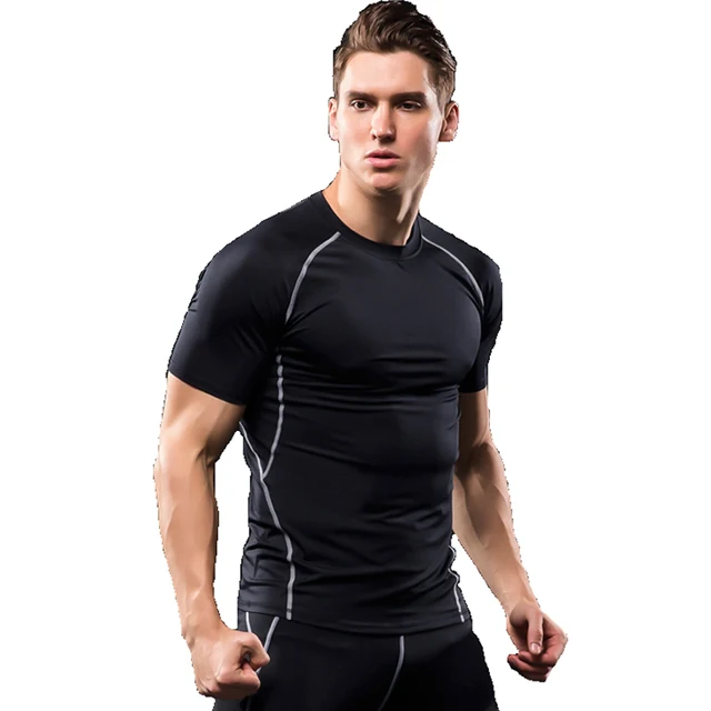 Compression T Shirt Men Brand Short Sleeve T shirt Male Quick Dry