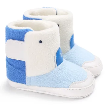 

Toddler Girls Winter Warm Shoes Soft Bottom Patch Non-Slip Baby Snow Boots