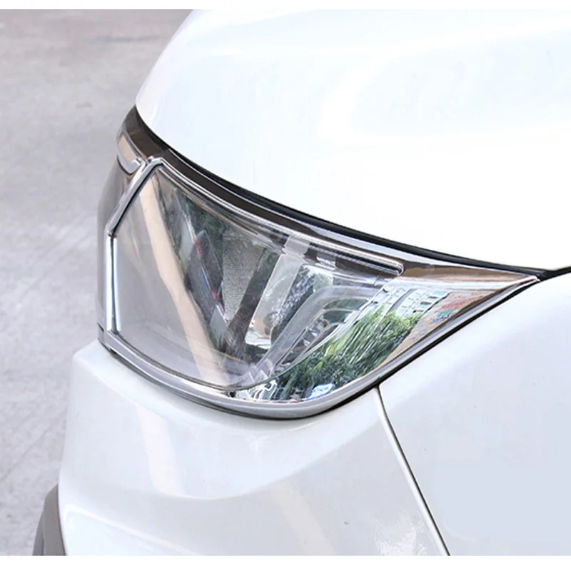 Для Honda Vezel 2015 2016 2017 2018 ABS хромированный головной свет фара автомобиля абажур