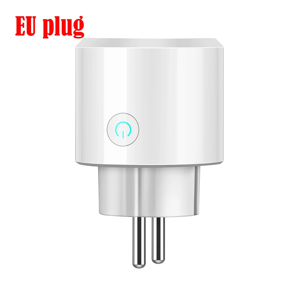Умная вилка Wi-Fi США/Великобритания/ЕС дистанционное управление мощность умный дом Электрический мини разъем поддержка Alexa Google домашней автоматизации - Комплект: EU Plug