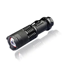 LED Flashlights Zoomable With US CREE LED Bulbs Flashlight Torch For 14500 Battery For Cycling Hiking Camping Emergency