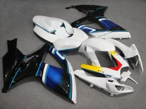 

Motorcycle Fairing kit for SUZUKI GSXR600 750 K6 06 07 GSXR 600 GSXR 750 2006 2007 ABS White blue black Fairings set+7gifts SC39