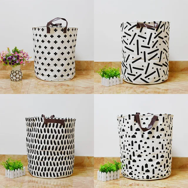 Newest Storage Bag Cross Geometry Cars Pattern Baby Clothes