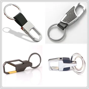 

leather Metal Men Car styling Key Ring Chain Keychain keyring for Volkswagen VW polo passat b5 b6 CC golf jetta mk6 tiguan Gol