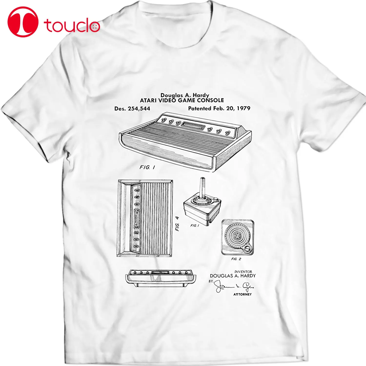 

2019 Cool Tee Shirt Atari Original Video Game Console Patent T-Shirt Tee Fashion Cotton T-Shirt Sweatshirt