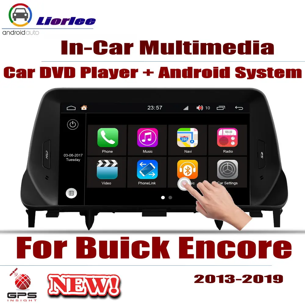 

Car Radio DVD Player GPS Navigation For Buick Encore 2013~2019 Android Displayer HD System Audio Video Stereo In Dash Head Unit