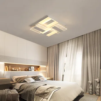 

Energy Saving LED Ceiling Light Fixtures Modern Rectangular Ceiling Lamp Living Room Kitchen Restaurant Hanglamp Remote control