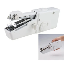 1 шт. портативный мини ручной Швейные машины стежка шить рукоделие беспроводные ткани электрический швейная машина стежка набор