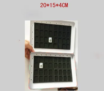 

Aluminum Larger size 160 SIM/TF Memory Card Case For sony gopro camera Anti-shock camera Water-resistant Holder Storage