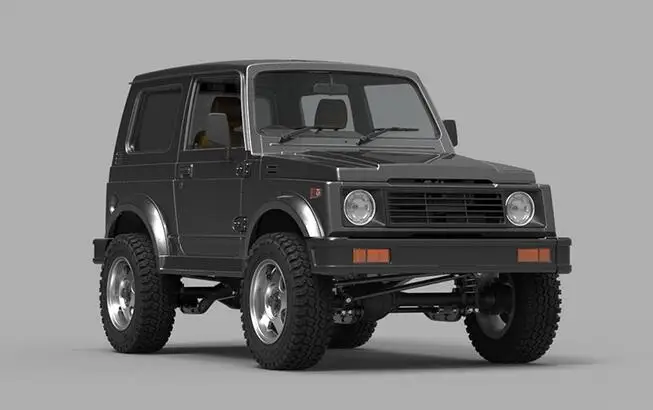 Радиоуправляемый автомобиль Capo sixer1 комплект гусеничный Suzuki Jimny Samurai 1/6 гусеничный полностью металлический