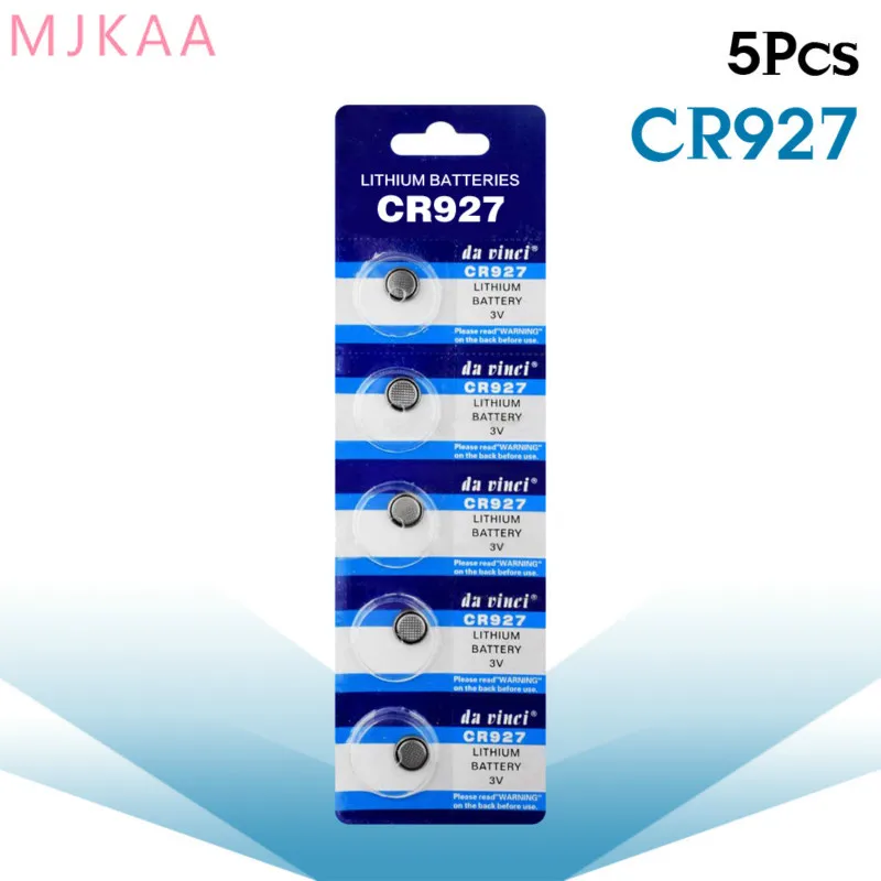 

5 piece / pack CR927 lithium button battery 927 DL927 BR927 CR927-1W ECR927 5011LC KCR927 LM927 coin battery