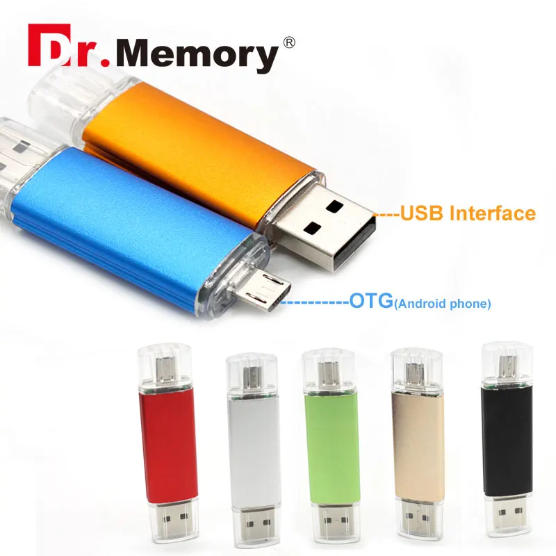metal USB flash drive OTG pen drive for smart phone tablet 4g/8g/16g