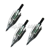 3 шт 100 Гран вращательные широкие головки для охоты складной лук, арбалет