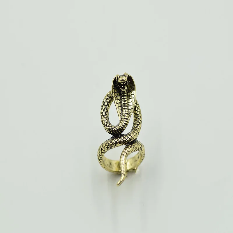 RONGQING 1 шт./лот кольца в виде змейки для женщин и мужчин модные панк ювелирные изделия крутое обручальное кольцо