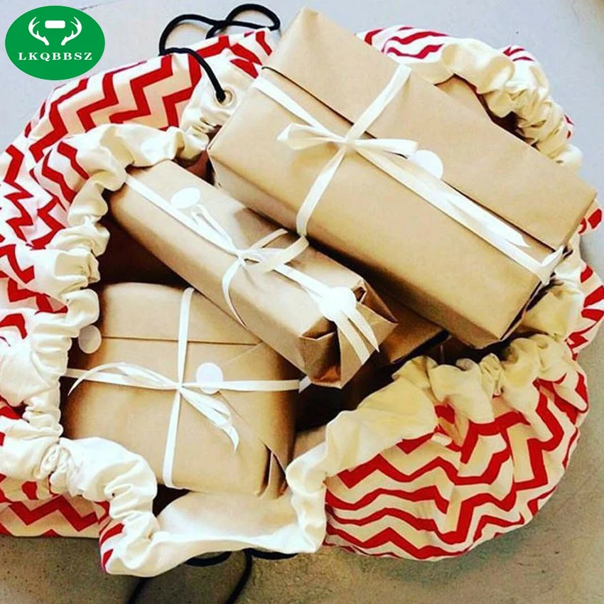 LKQBBSZ المحمولة الاطفال لعبة تخزين أكياس مريحة خارج نزهة تلعب حصيرة اللعب المنظم مربع العملي تخزين أكياس للطفل