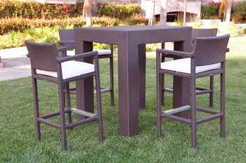

Trade Assurance PE Rattan Bar Furniture unique modern bar furniture