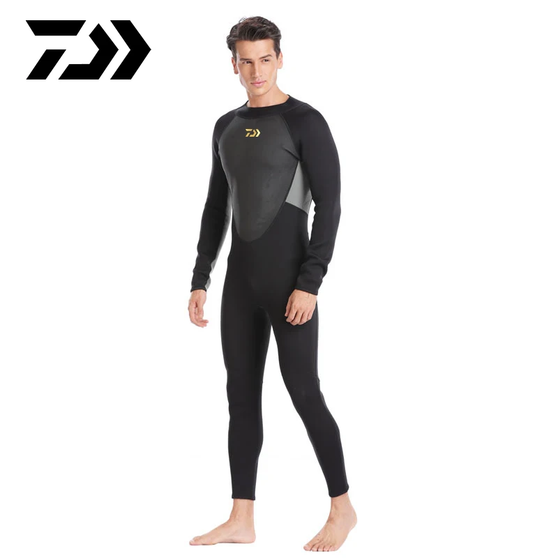 

3MM Daiwa Wetsuit One-Piece and Close Body Diving Suit for Men Scuba Dive Surfing Snorkeling Spearfishing Fishing Clothes
