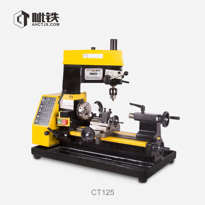 CT125 мини токарный станок сверлильный и фрезерный станок мини токарный станок часы обучающий станок мультиинструментальный станок